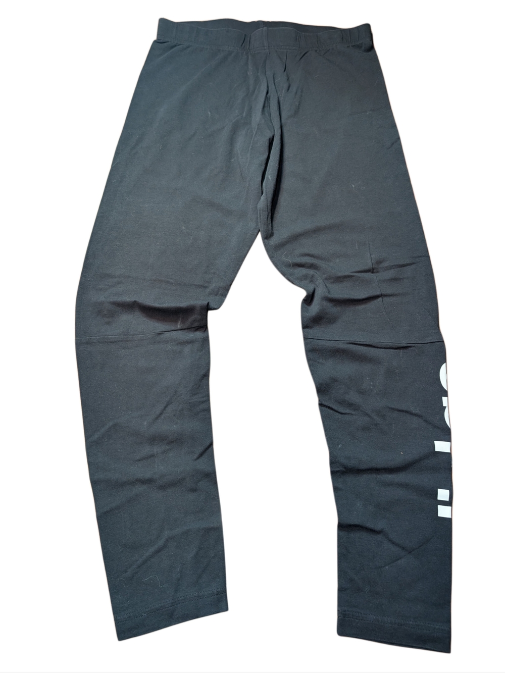 adidas Black Jogger Sweatpants with White Side Logo